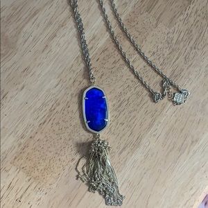 Kendra Scott Cobalt Blue Rayne Necklace